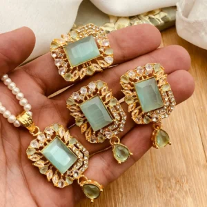 Egyptian Saqure Stone Combo Locket