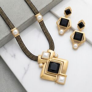 Black Gold Mala set