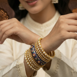 Pearl Bangle Set