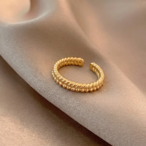 Golden Adjustable Ring