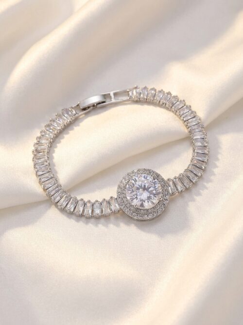 Party-Wear-Silver-Bracelet